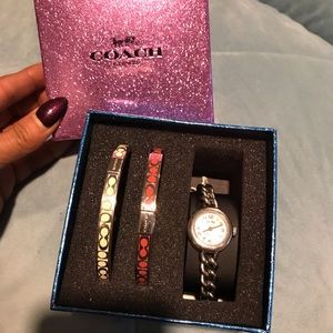 COACH: Watch & Bangles Set